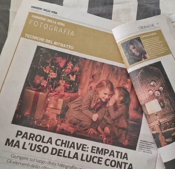 Articolo sul Corriere della Sera: luce ed empatia